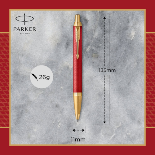 Bút bi Parker IM PRM X-Red GT GB-2143644 - Hình ảnh 4