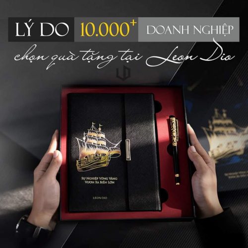 GiftSet Cao Cấp Sang Trọng Sổ Leon Dio - Bút  Primal Mentalen - Hình ảnh 11