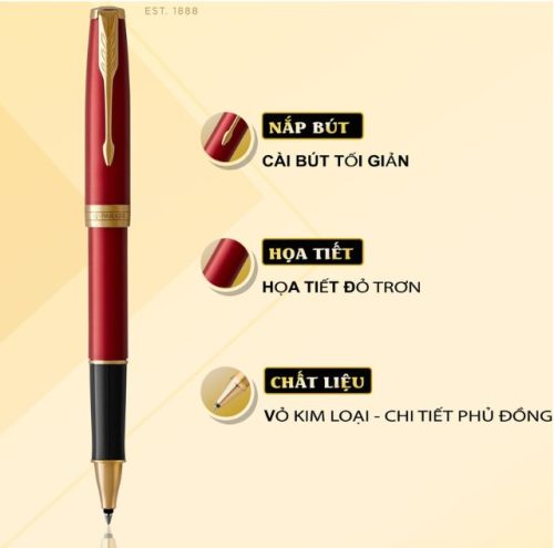 Bút lông bi cao cấp Parker Sonnet Gold Trims SON GT TB-1931475 - Hình ảnh 6