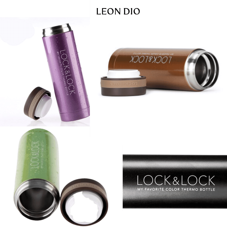 Bộ Quà Tặng Bình Chính Hãng LocknLock Grip Vacuum Mug Màu Nâu 300ml – Bút Ký Tên Leon Dio (Giá Liên Hệ) thumbnail 5