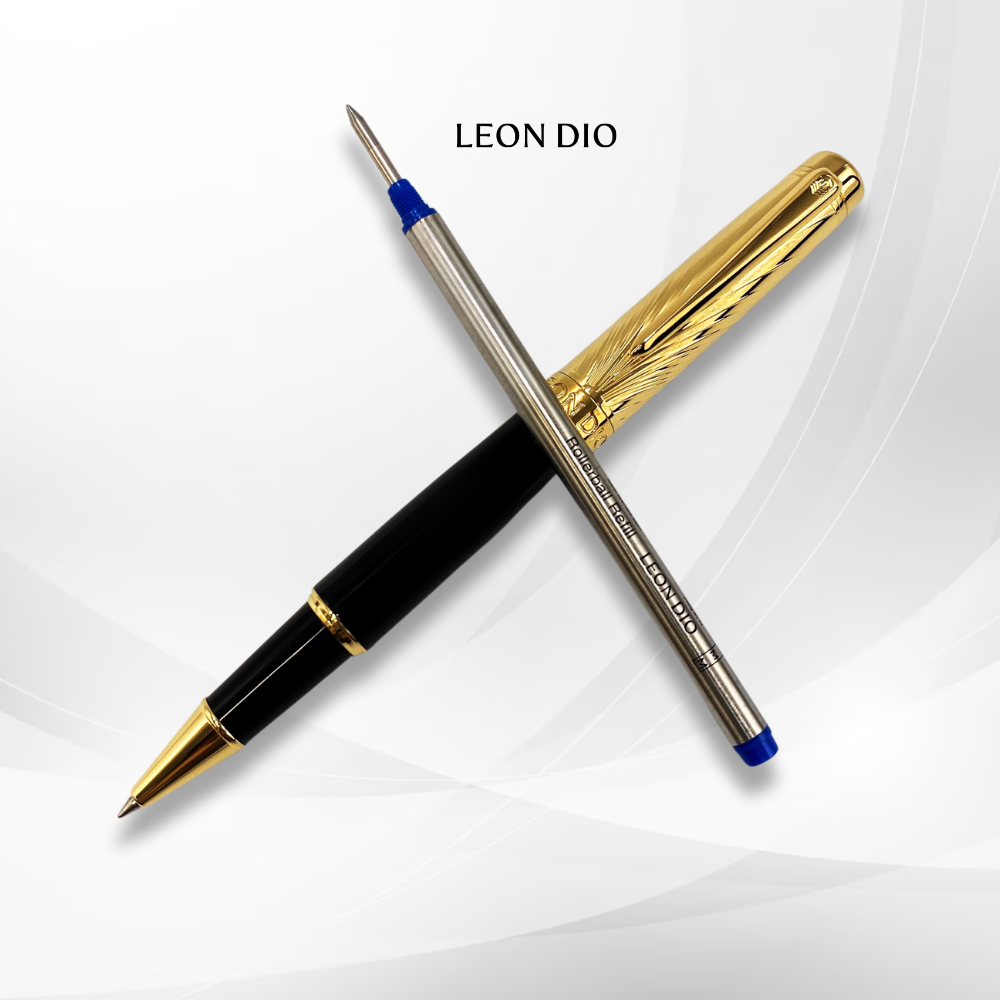 Bút ký cao cấp Leon Dio Elite Air Gold 24K kèm Ống Mực