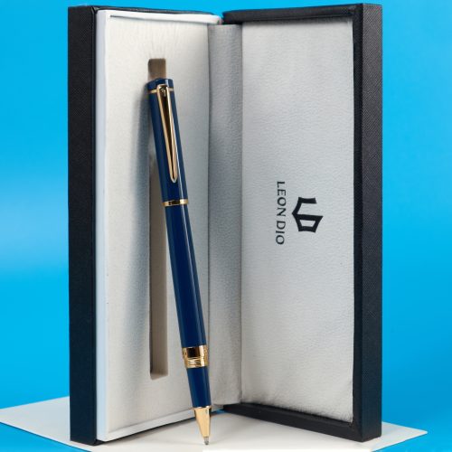 GiftSet Hộp Đựng Namecard (Card Holder) - Bút Le Noble Royal Blue - Hình ảnh 3