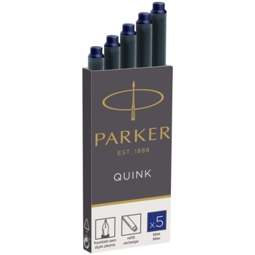 Ống Mực Viết Máy Parker - Xanh (5 ống/vĩ) - Hình ảnh 2