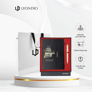 GiftSet Cao Cấp Sang Trọng Sổ Leon Dio Vươn Xa Biển Lớn – Bút Âu Lạc Đạm Nhĩ