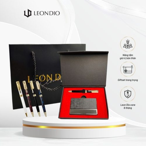 GiftSet Hộp Đựng Namecard (Card Holder) - Bút The Classic Lapis Lazuli