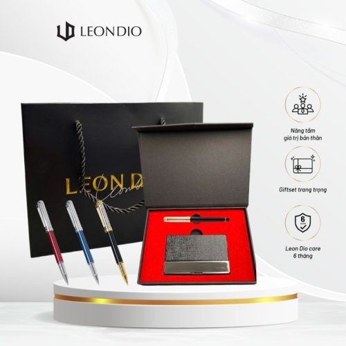 GiftSet Hộp Đựng Namecard (Card Holder) - Bút Seal Of Dragon