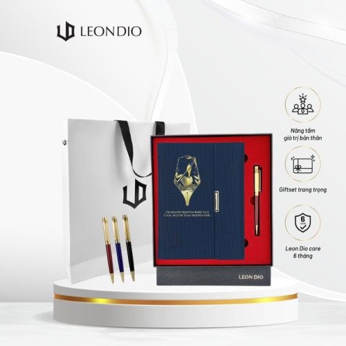 GiftSet Cao Cấp Sang Trọng Sổ Leon Dio Người Lái Đò - Bút  Primal Mentalen