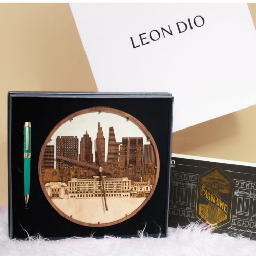 GiftSet Đồng Hồ Skylight Hồ Chí Minh - Bút Âu Lạc Thương Ngô