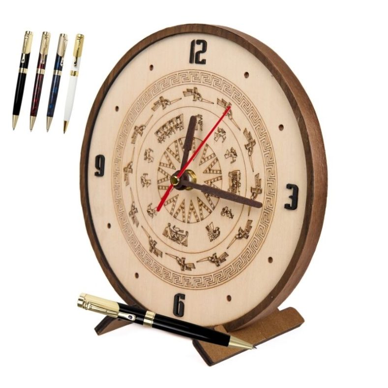 GiftSet Đồng Hồ Trống Đồng - Bút The Classic Lapis Lazuli