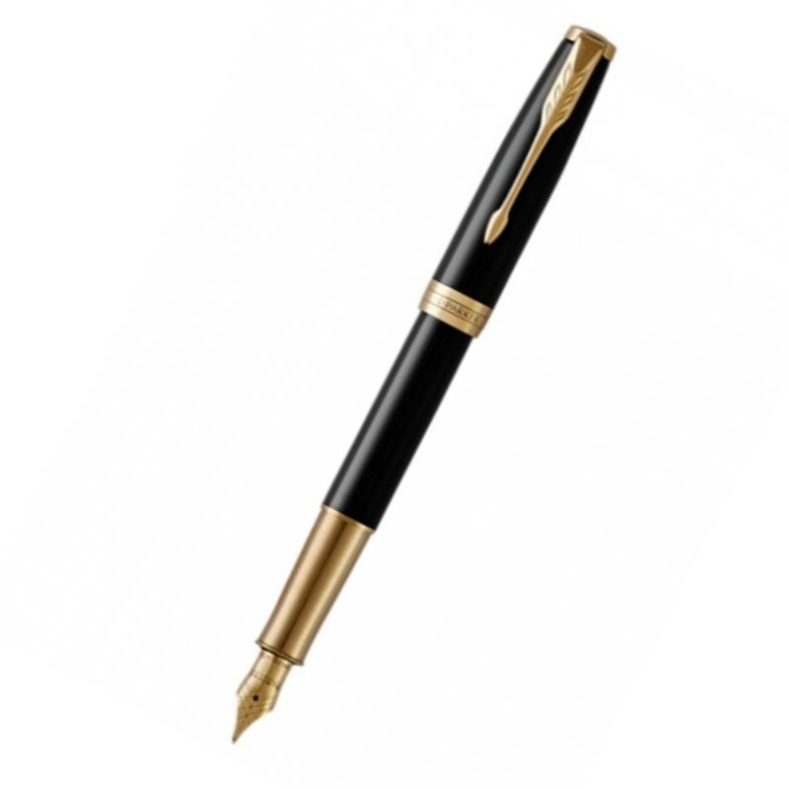 Bút Máy Parker Sonnet 2017 Black CT FP-18K F TB