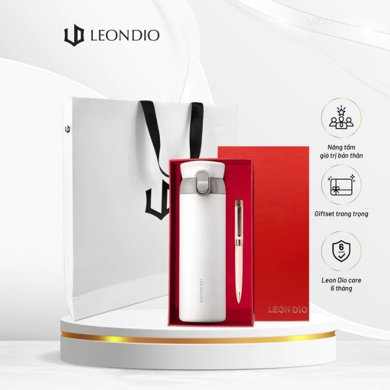 Giftset Bút Âu Lạc Đạm Nhĩ - Bình LocknLock LHC3240 thumbnail 1