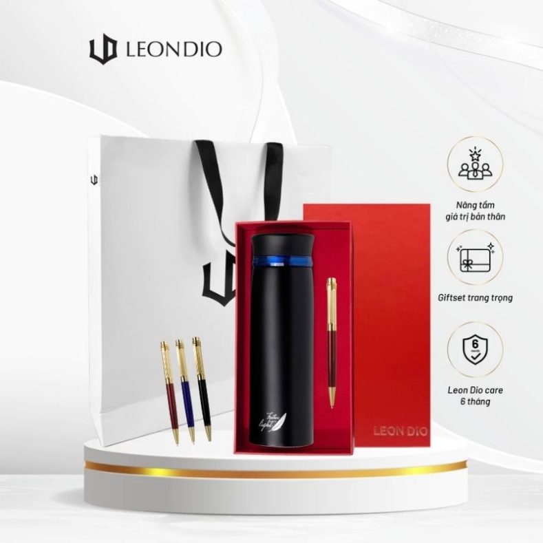 Giftset Bút Mentalen - Bình LocknLock LD070031