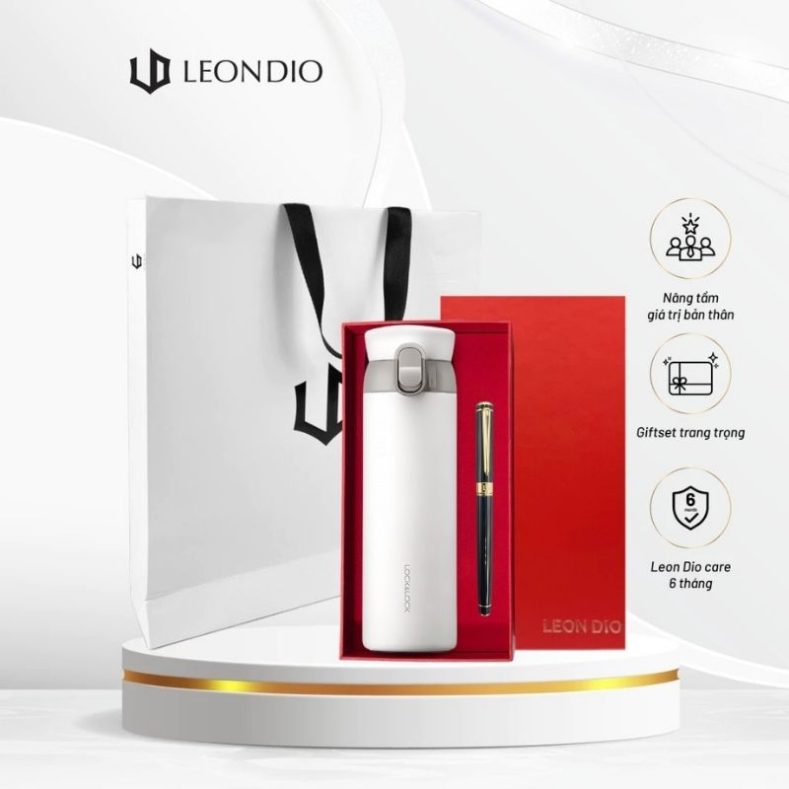 Giftset Bút Le Noble Tuxedo - Bình LocknLock LHC3240